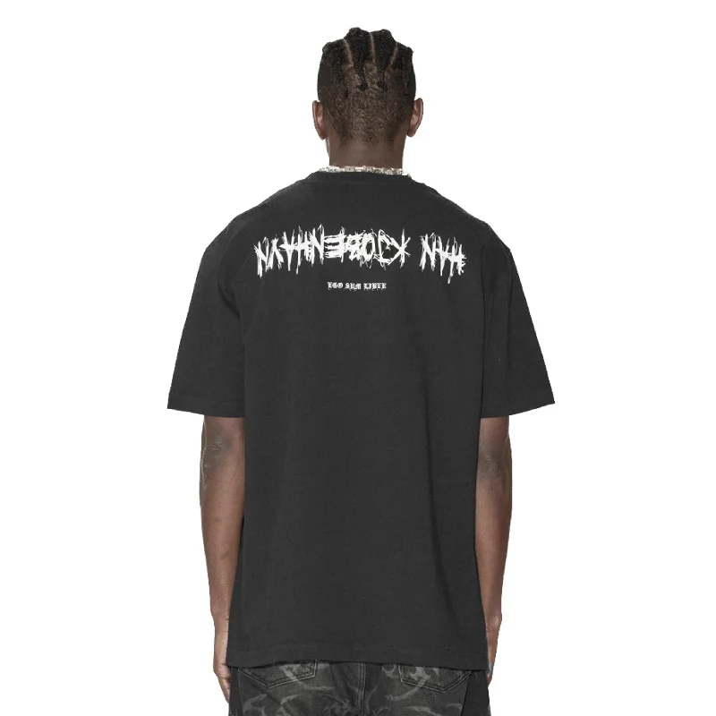 Han Kjøbenhavn Upside Down Boxy Tee S/S - Black