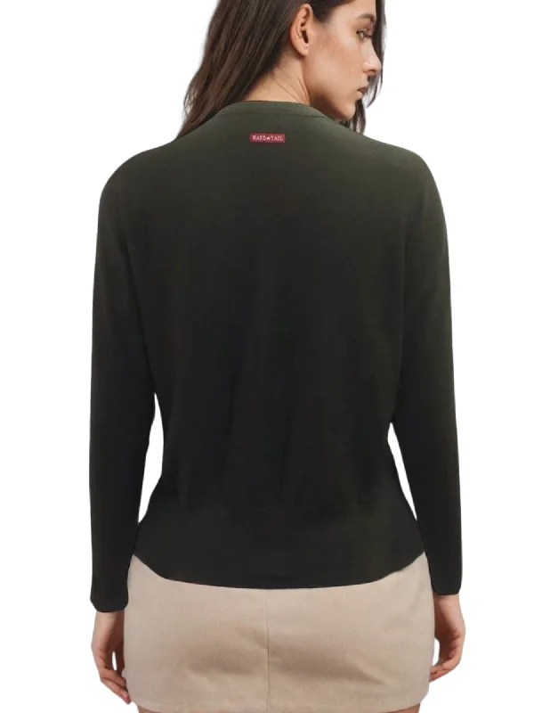 Hard Tail Long Sleeve Banded Top (Style T-216)