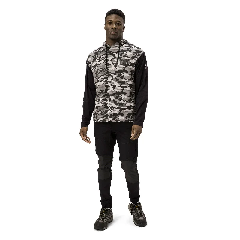 Hooded Long Sleeve Tee Camouflage Medium