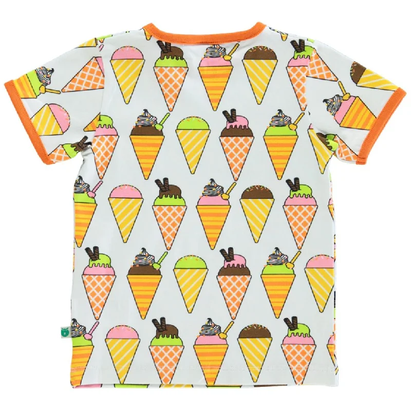 Ice Cream Short Sleeve Shirt  in Cream