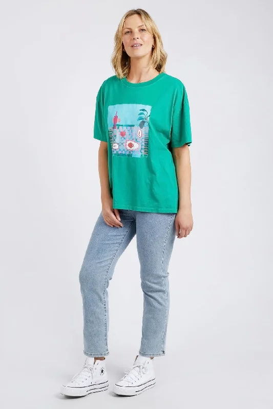 Elm Island In The Sun Tee - Goodness Green