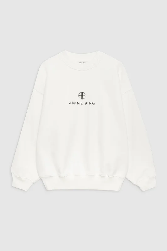 Jaci Sweatshirt Monogram - Ivory