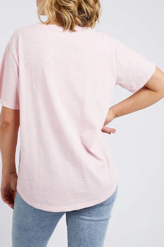 Elm Janey Floral Tee - Splendid Pink