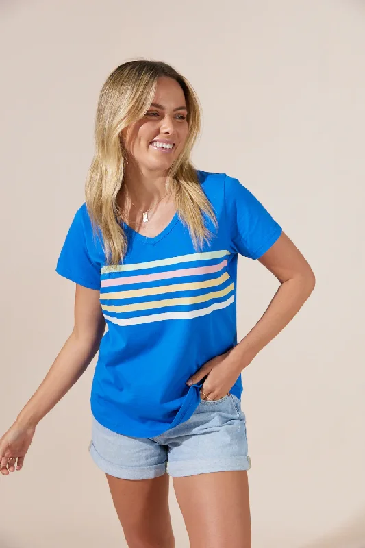 Jovie the Label Forever Tee Cobalt