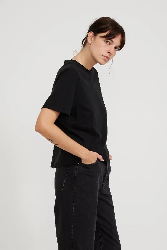 Juno Layer Tee Washed Black