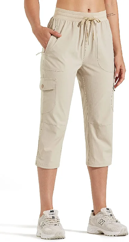 02-capri Pants-khaki / Small