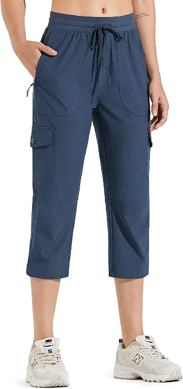 02-capri Pants-navy Blue / XX-Large