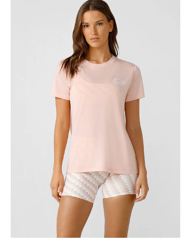 Lorna Jane Lotus T Shirt - Sunkissed Peach