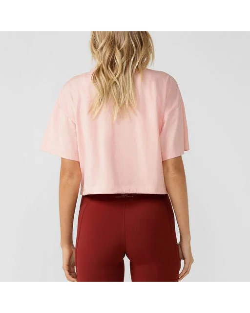 Lorna Jane Trailblazer Cropped Tee - Cotton Candy