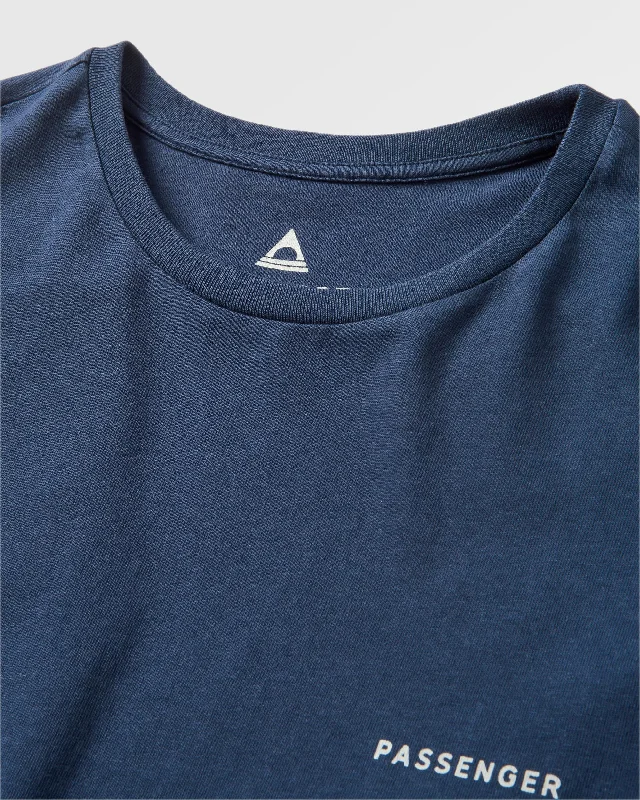 Made To Roam Recycled Cotton T-Shirt - Rich Navy