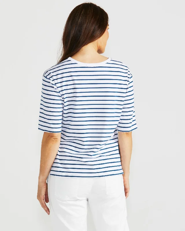 Naomi Tee - Navy Stripe