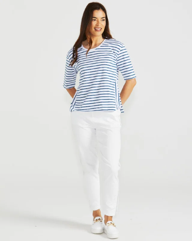 Naomi Tee - Navy Stripe