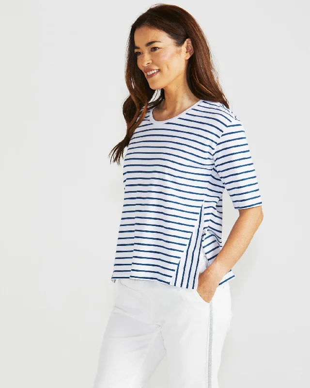 Naomi Tee - Navy Stripe