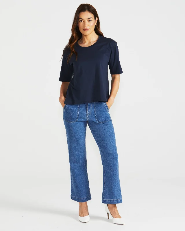 Betty Basics Naomi Tee - Navy