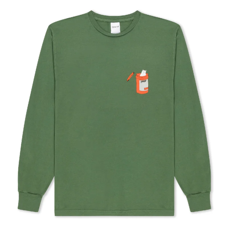 Nermal Pills Long Sleeve (Olive)