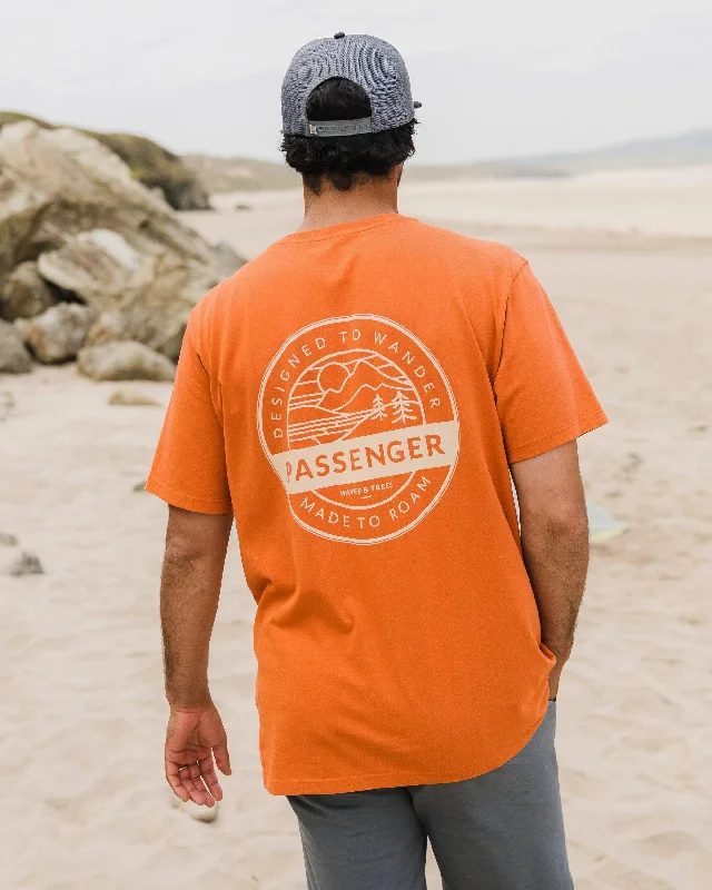 Odyssey Recycled Cotton T-Shirt - Burnt Orange