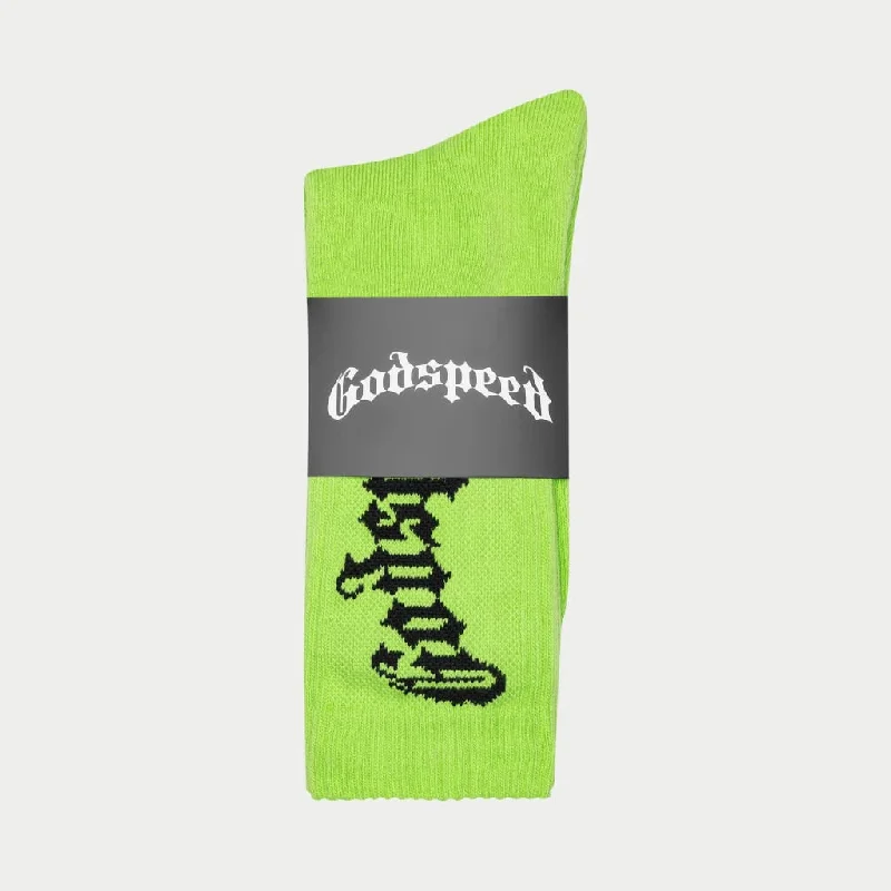 OG Logo Sock (Neon Lime)