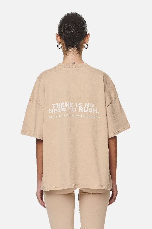 Paluma Heavy Oversized Tee Washed Safari Sand