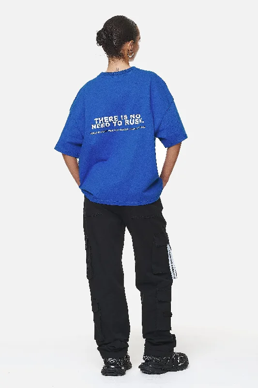 Paluma Heavy Oversized Tee Washed True Blue