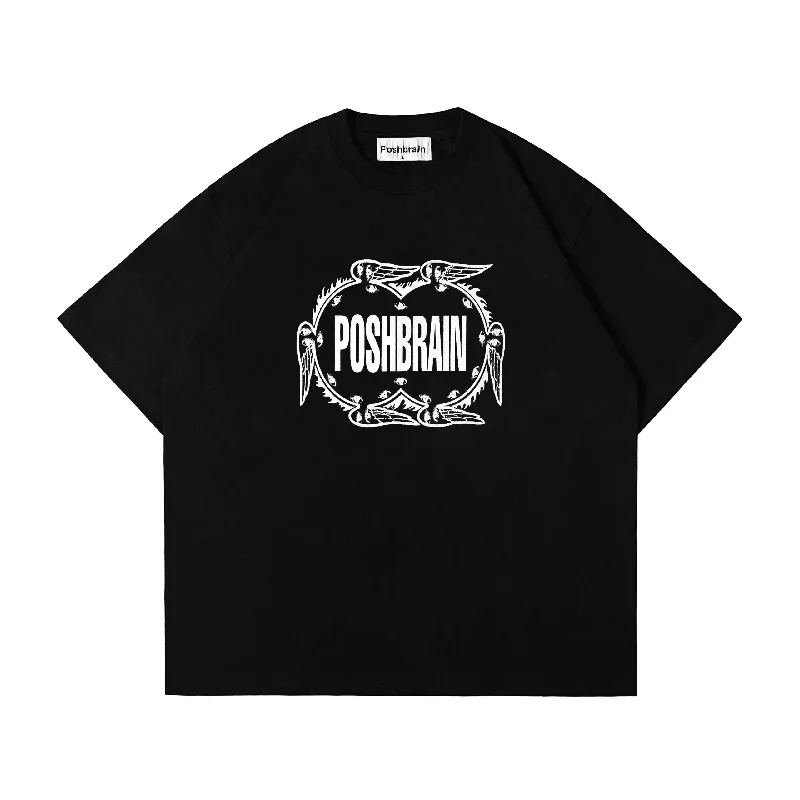 POSHBRAIN Mid Earth T-Shirt - Black