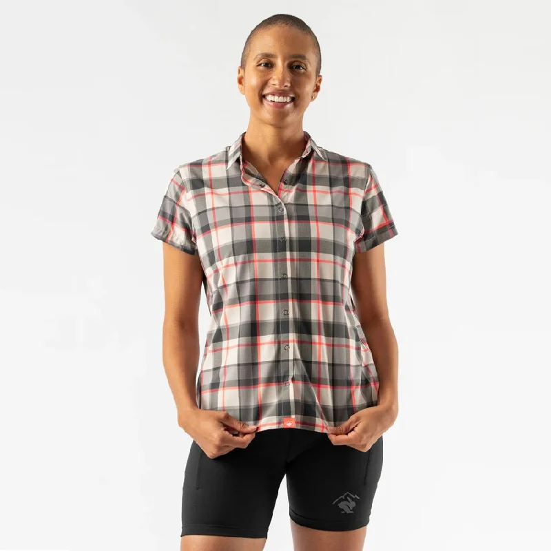 rabbit High Country Short Sleeve Shirt | December Sky Plaid | Womens