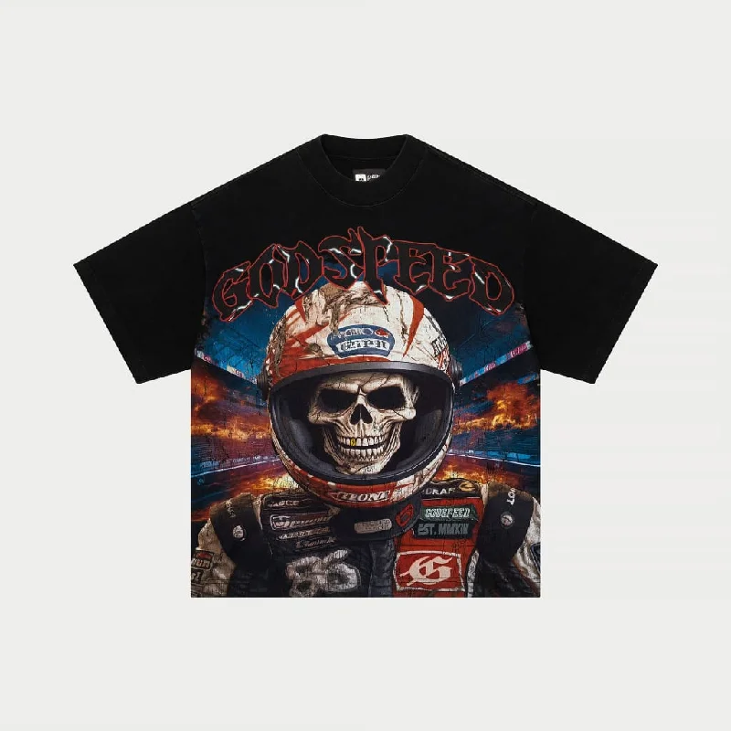 Racer Goldie T-shirt (Black Wash)