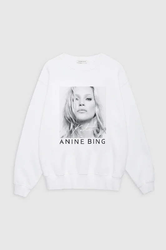 Ramona Sweatshirt Kate Moss - White