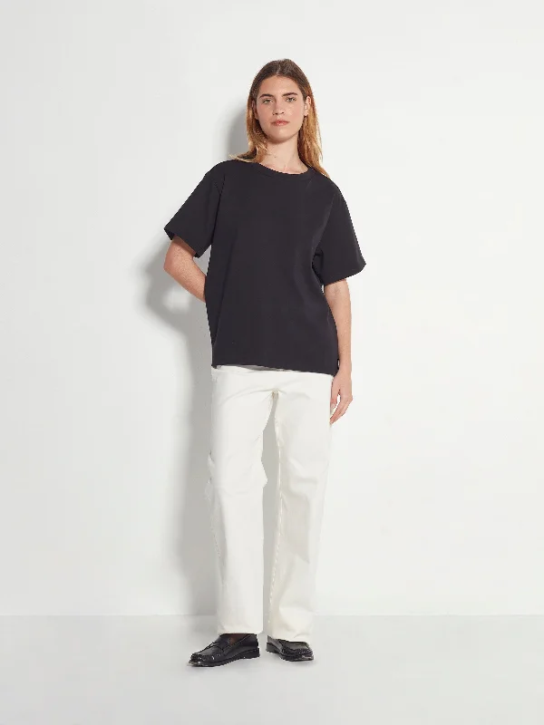 Relaxed T (Heavy Cotton Knit) Black