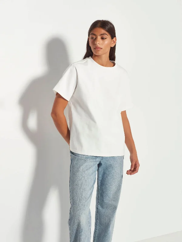 Relaxed T (Heavy Cotton Knit) White