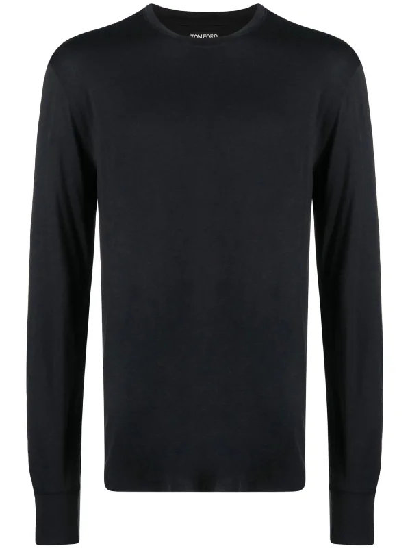 Round-Neck Long-Sleeve T-Shirt