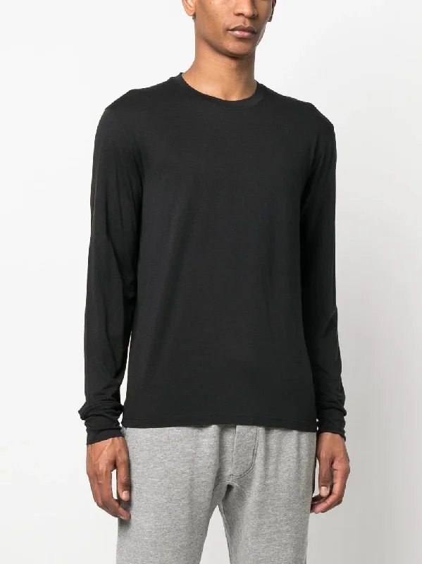 Round-Neck Long-Sleeve T-Shirt