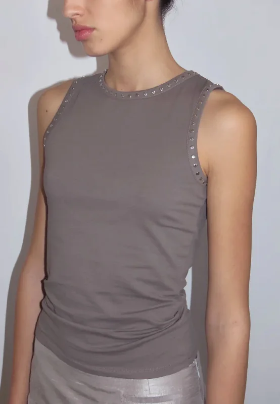 Sabrina Top - Grey