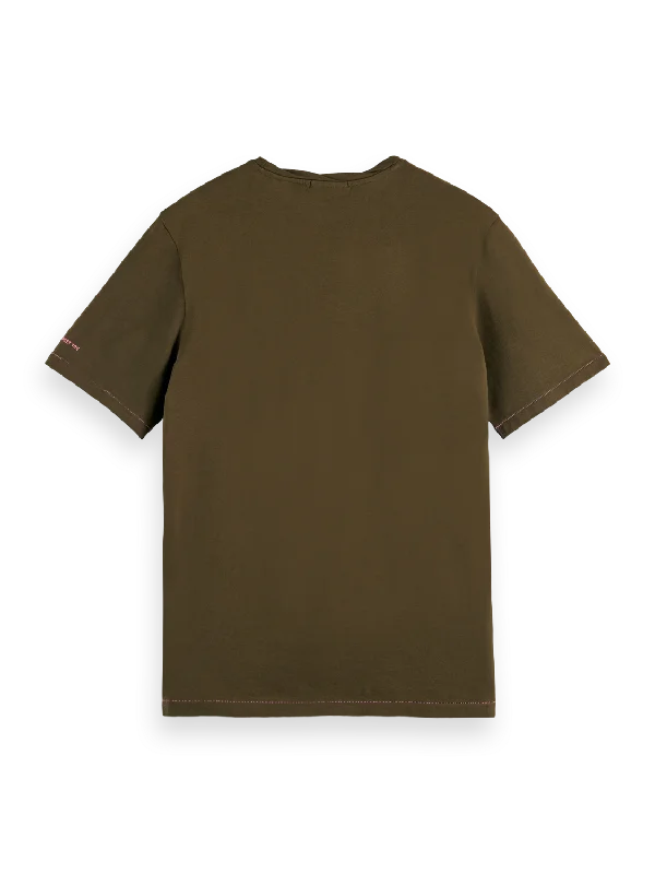 Scotch & Soda - Logo Art Jersey Tee - Military