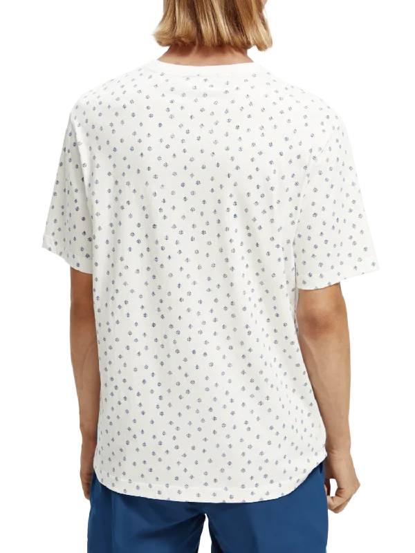 Scotch & Soda - Mini Printed Tee - Blue/Cream