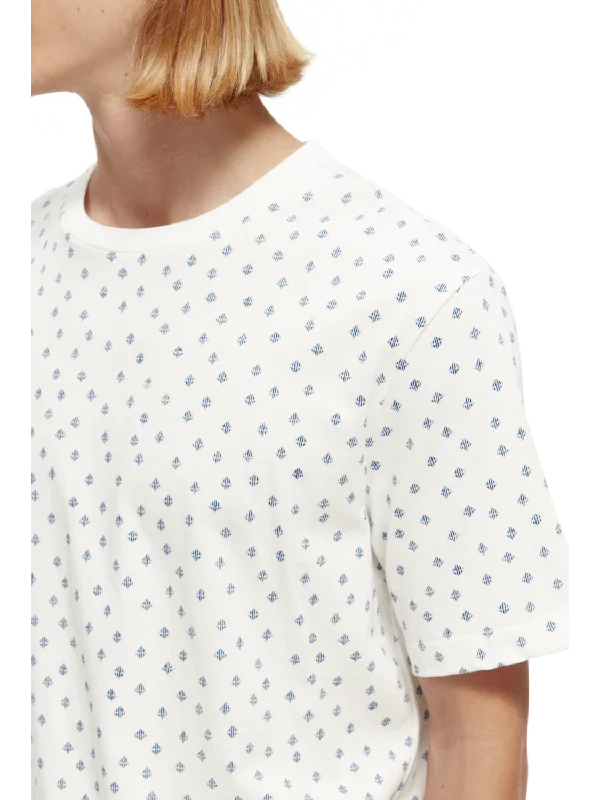 Scotch & Soda - Mini Printed Tee - Blue/Cream