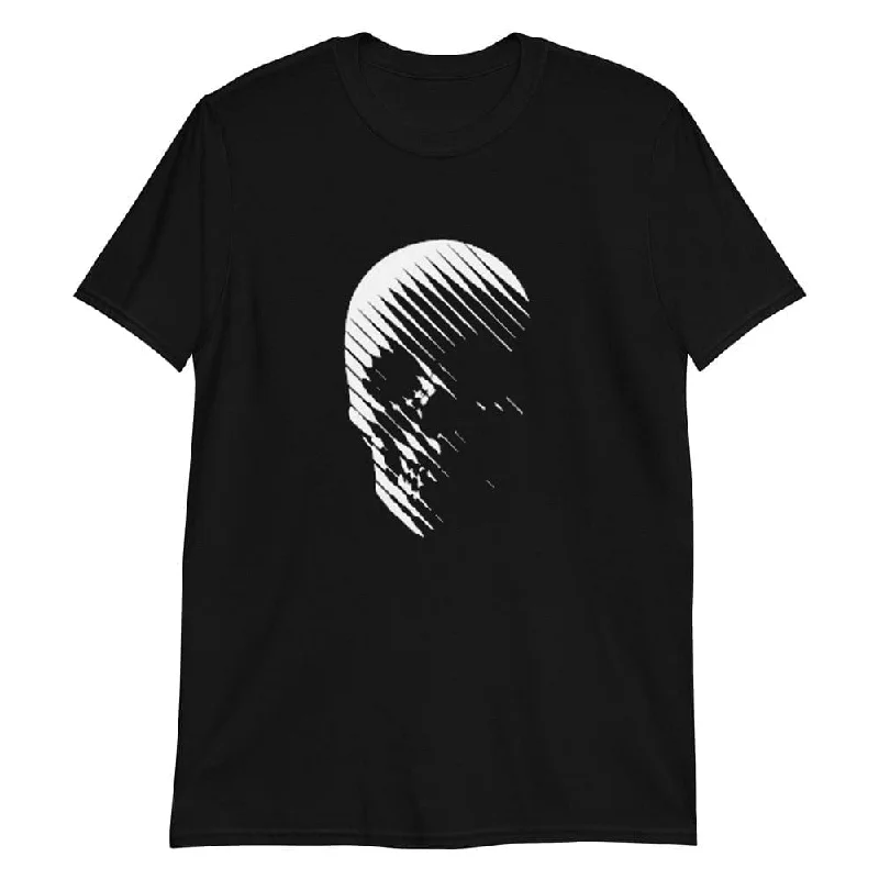 Skull Diagonal Fade - Skull T-Shirt