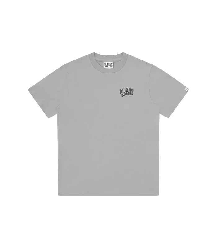 SMALL ARCH LOGO T-SHIRT - GREY/NAVY LOGO