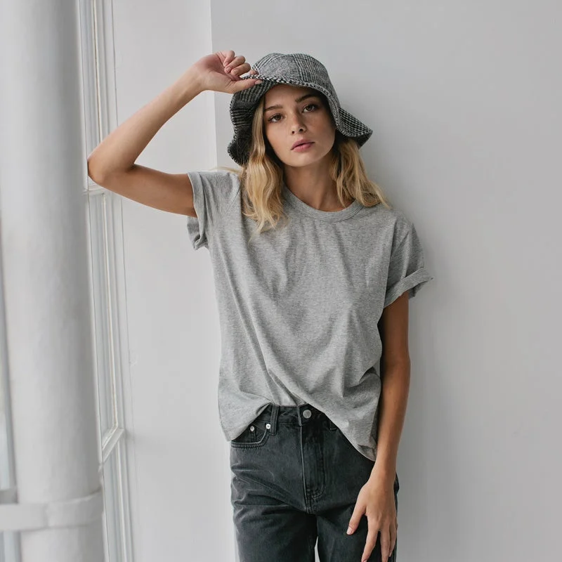 SOPHIE - Wool Bucket Hat - Herringbone