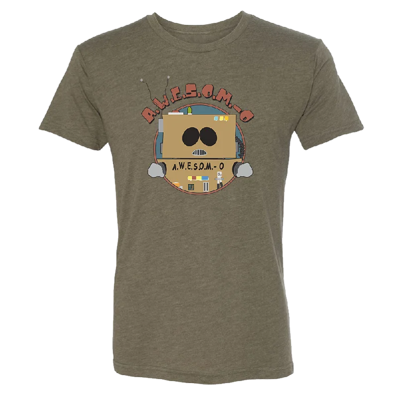 South Park Awesom-o Robot Men's Tri-Blend T-Shirt