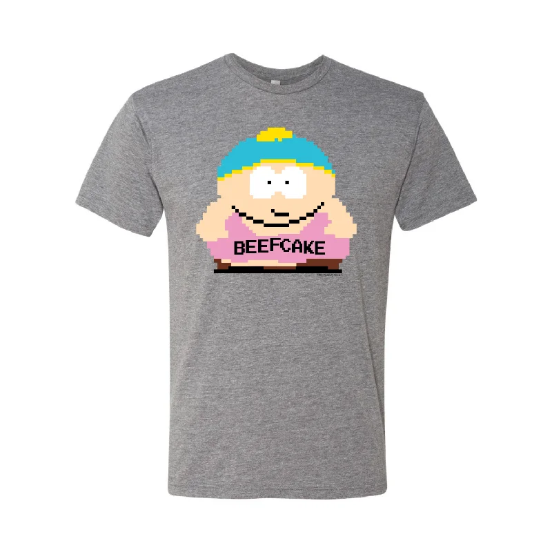 South Park 8-Bit Cartman Beefcake Tri-Blend T-Shirt