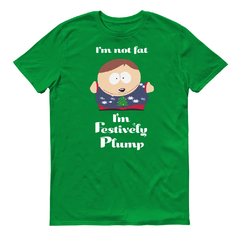 South Park Cartman Festively Plump Adult Short Sleeve T-Shirt