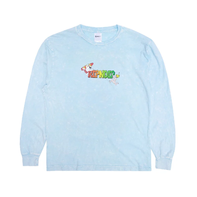 Summer Break Long Sleeve (Light Blue Mineral Wash)