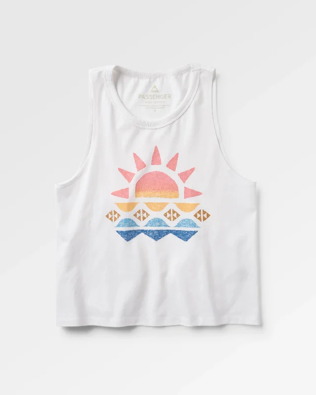 Sunray Recycled Cotton Vest - White