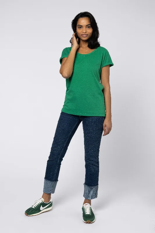 THE PERFECT ROLL SLEEVE T-SHIRT (GREEN)