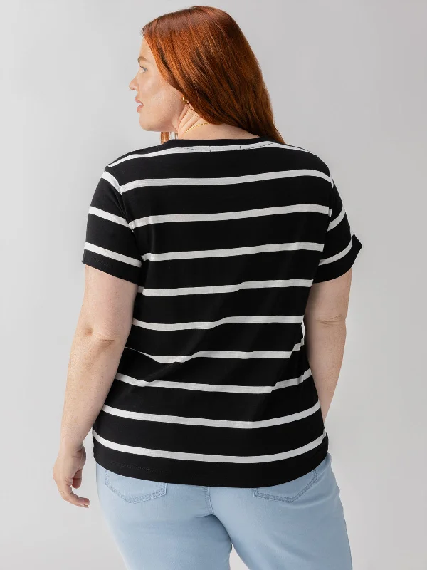 The Perfect Tee Black Stripe Inclusive Collection