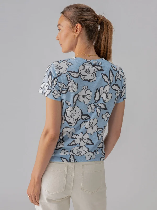 The Perfect Tee Blue Bliss Floral