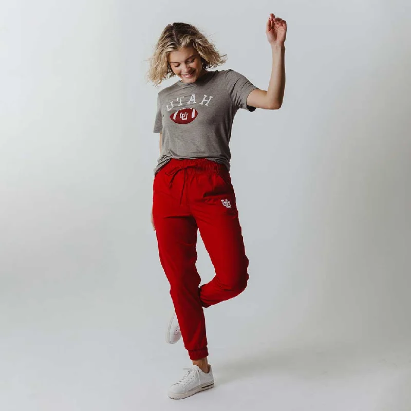 Utah Boyfriend Tee, Grey U of U Football