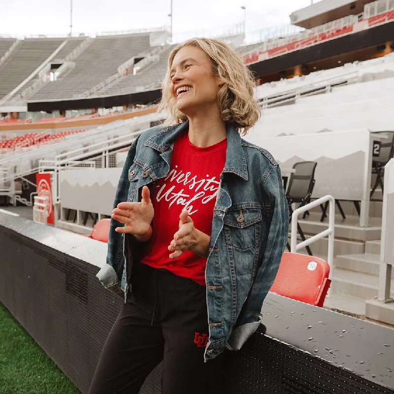 Utah Boyfriend Tee, Red University