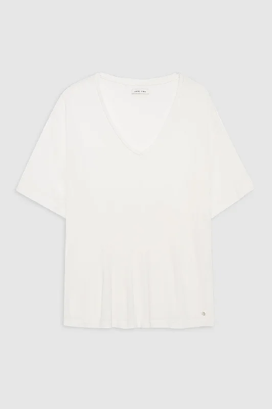 Vale Tee - Off White Cashmere Blend