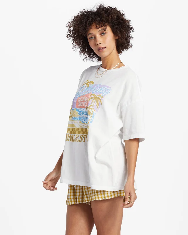 Wake Up And Stoke T-Shirt - Salt Crystal